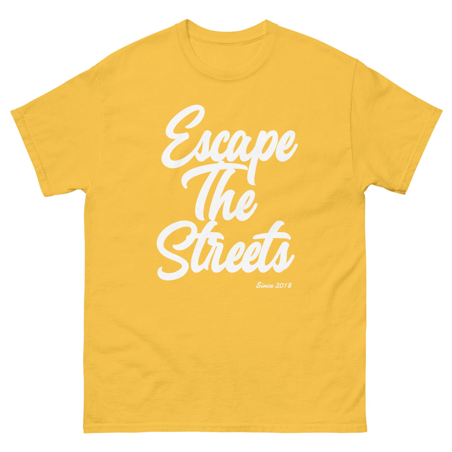 Yellow & White EscapeTheStreets T-Shirt