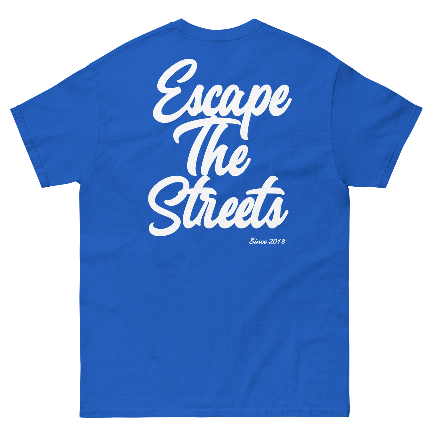 Blue Escapethestreets skyline Tee