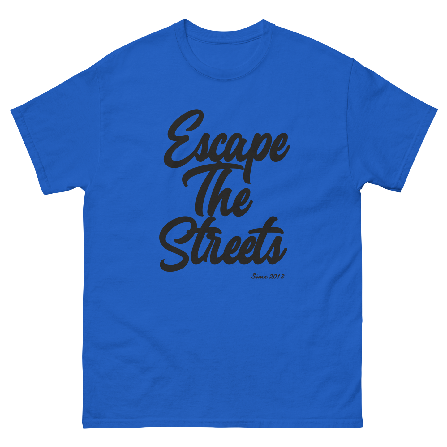 Blue EscapeTheStreets T-Shirt