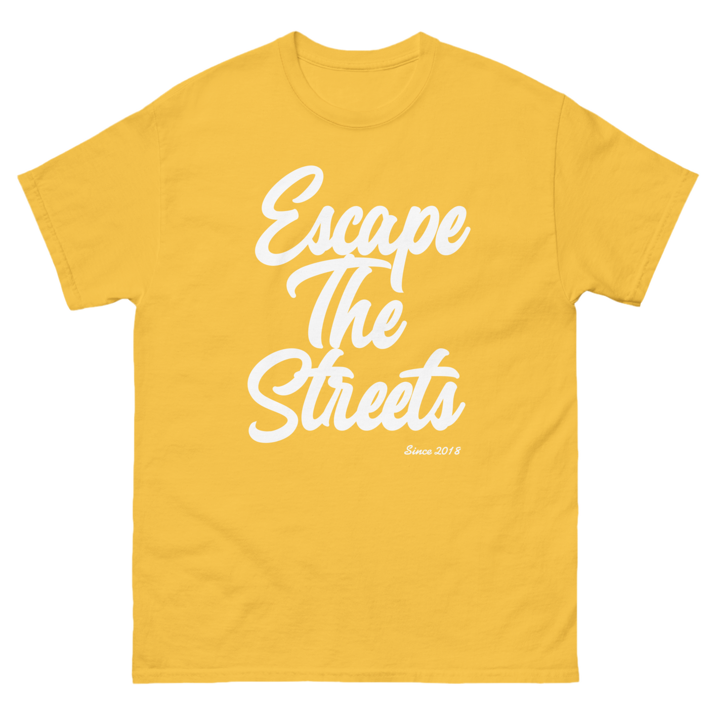 Yellow & White EscapeTheStreets T-Shirt