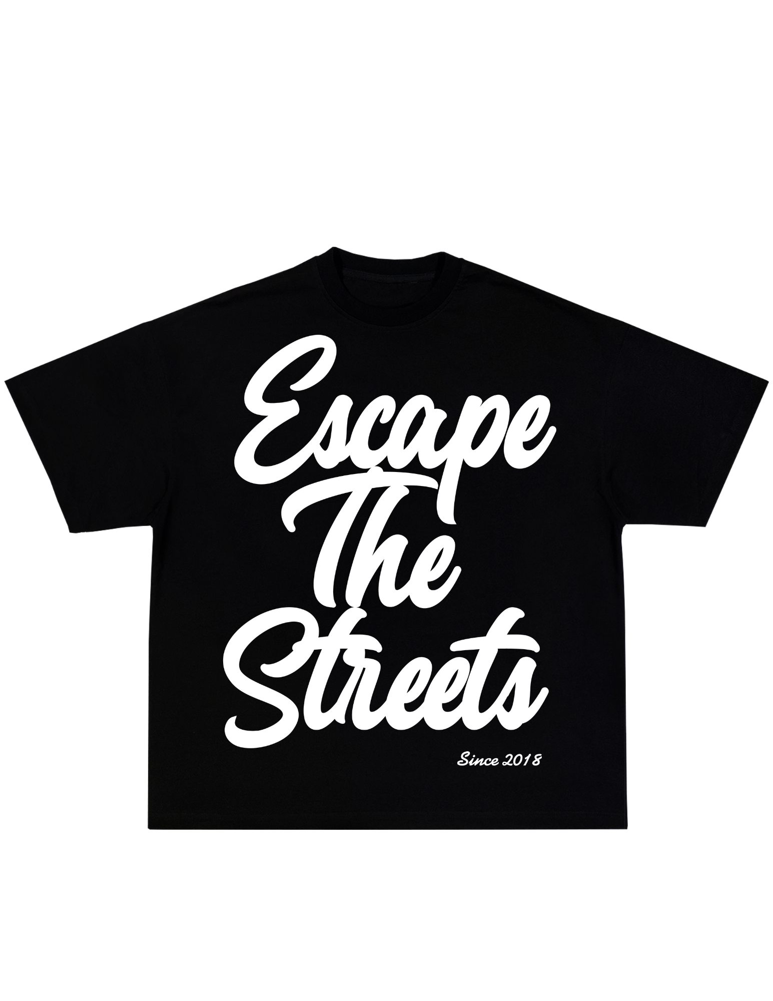 EscapeTheStreets T-shirt Black/White