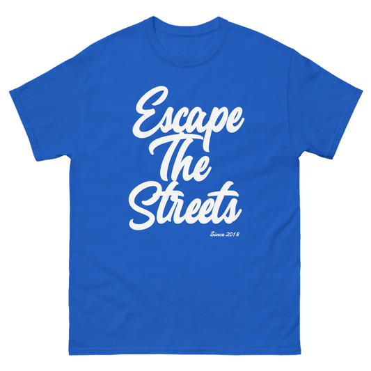 Blue & White EscapeTheStreets T-Shirt