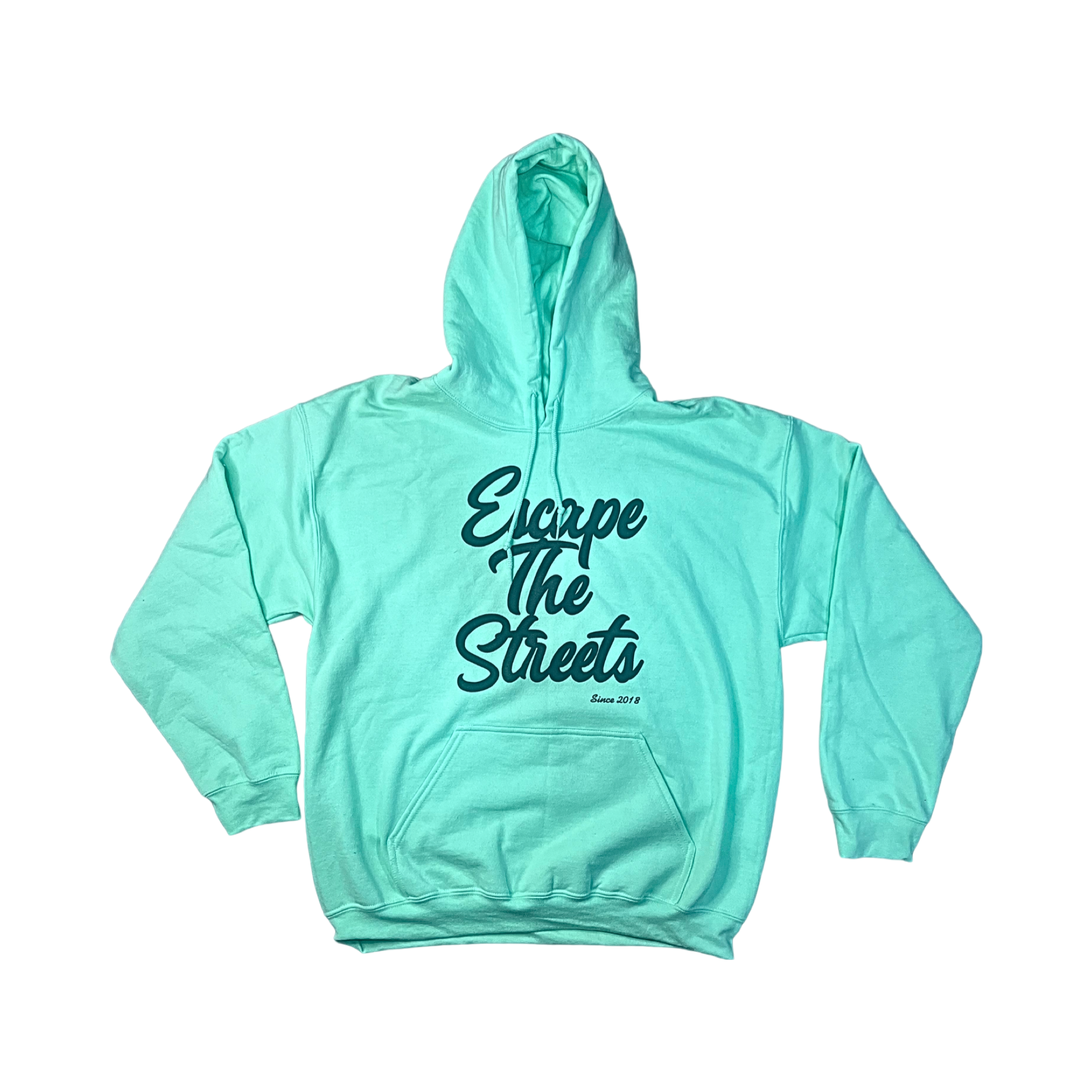 EscapeTheStreets Hoodie mint green