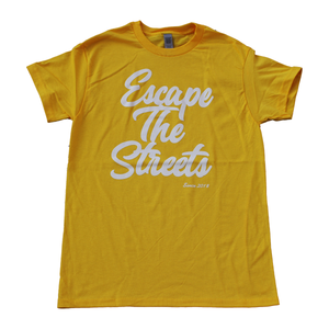 Yellow/White EscapeTheStreets T-Shirt