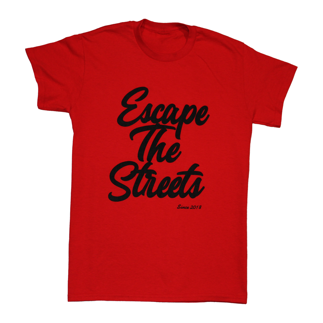 Red EscapeTheStreets T-Shirt