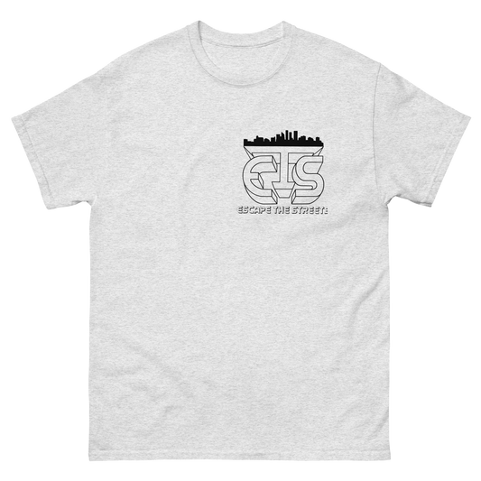 Gray EscapeTheStreets skyline Tee