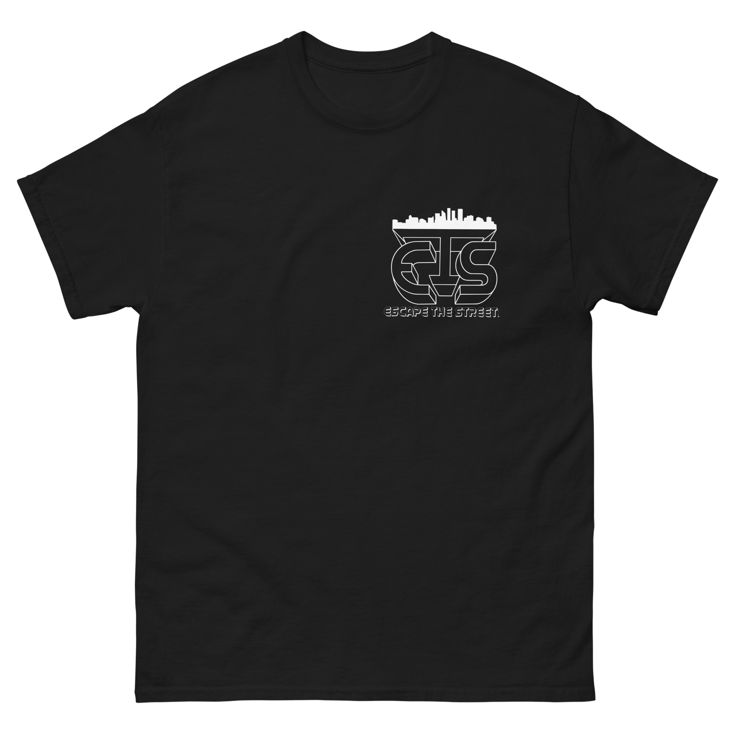 Black EscapeTheStreets Skyline Tee