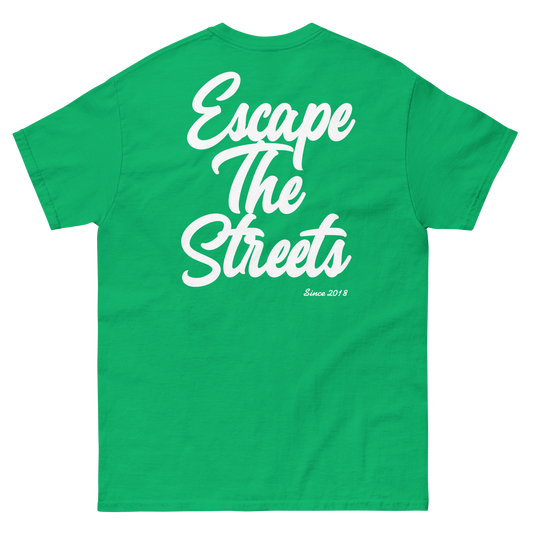 Irish green EscapeTheStreets Skyline Tee