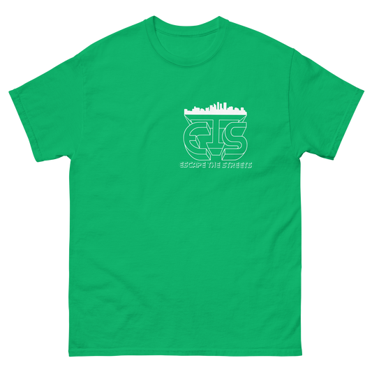 Irish green EscapeTheStreets Skyline Tee