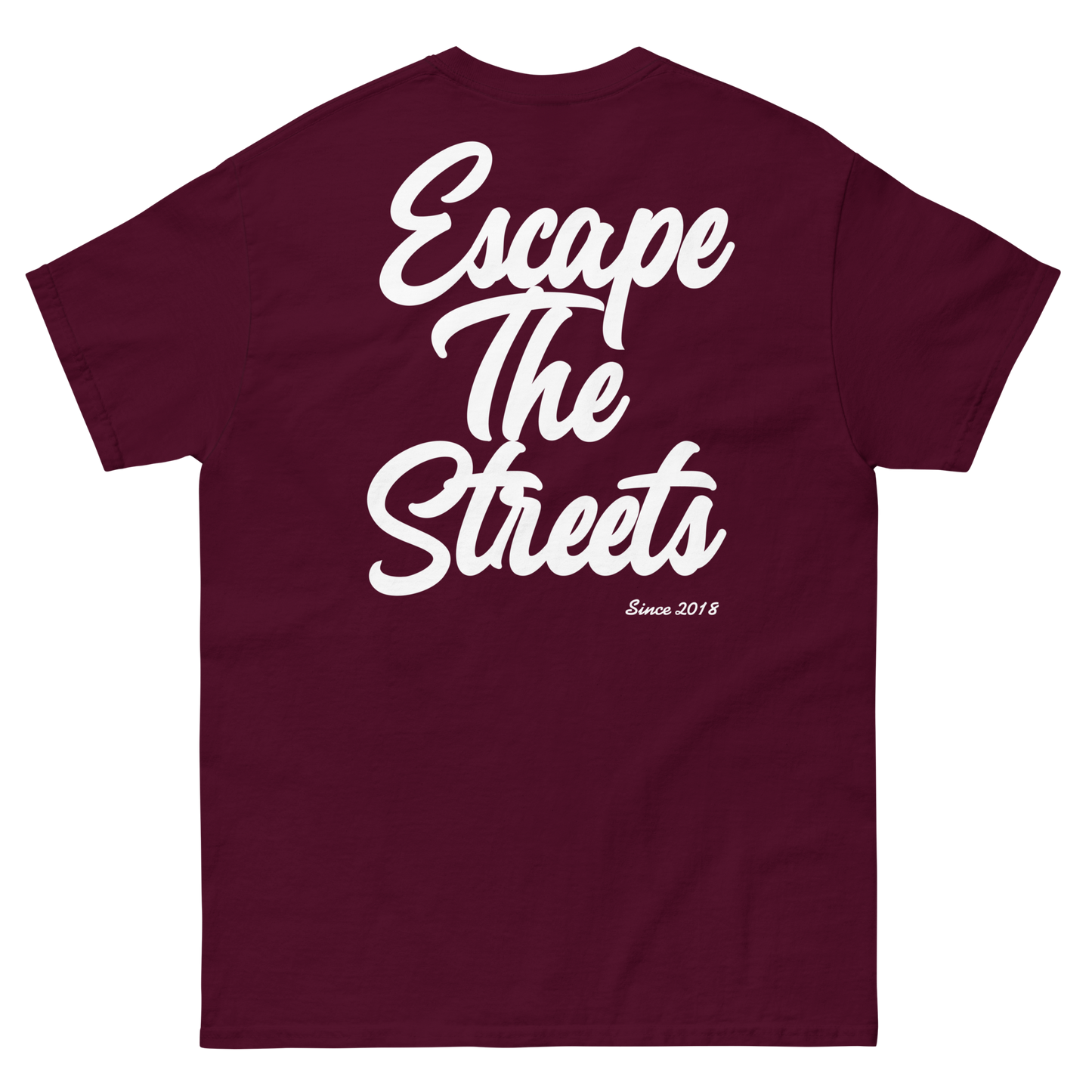 Maroon EscapeTheStreets Skyline Tee