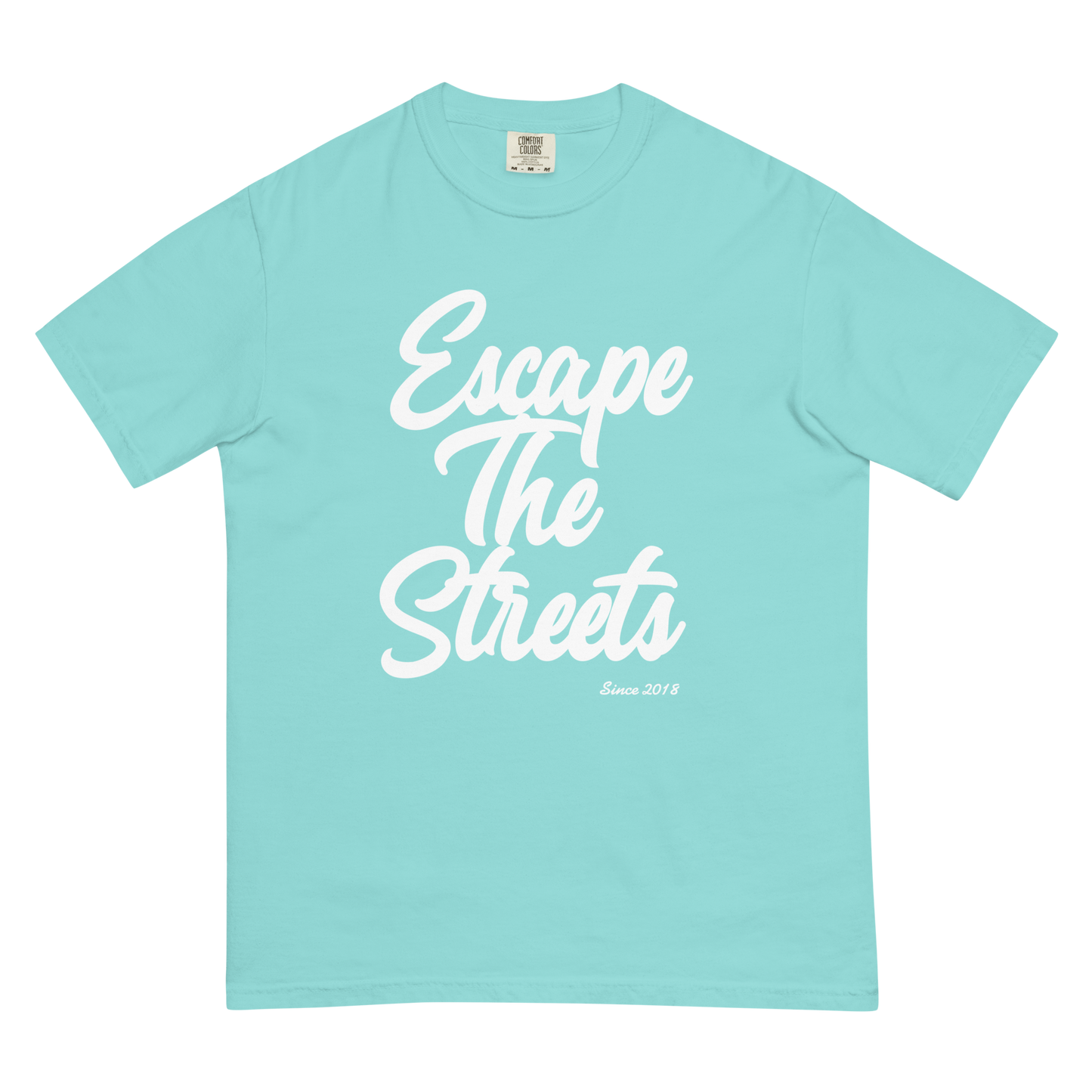 Mint & White Green EscapeTheStreets T-Shirt