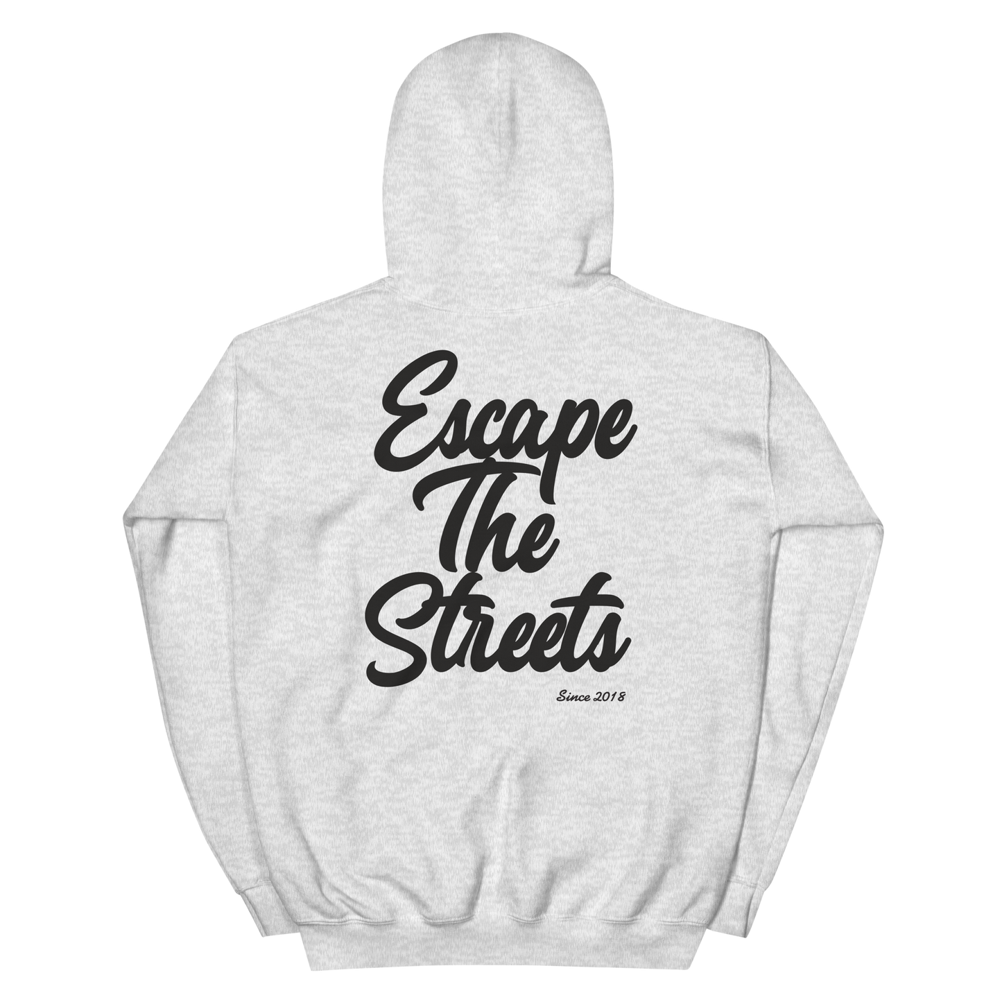 Gray EscapeTheStreets skyline Hoodie